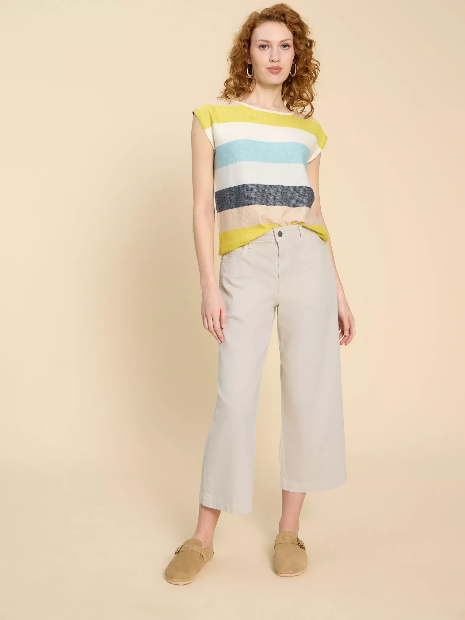 Tia Wide Leg Crop Jean