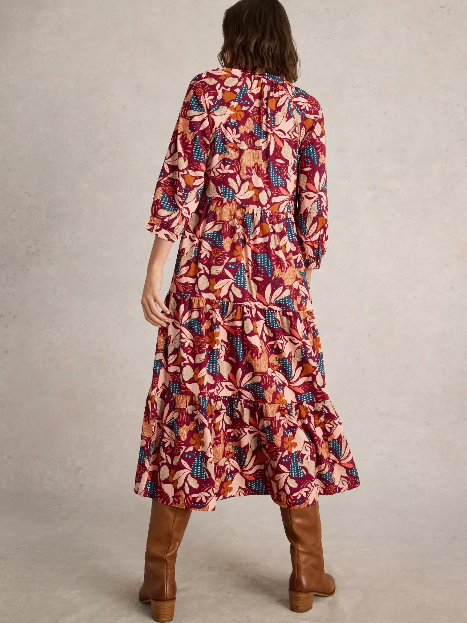Virginia Tiered Shirt Dress - Image 5