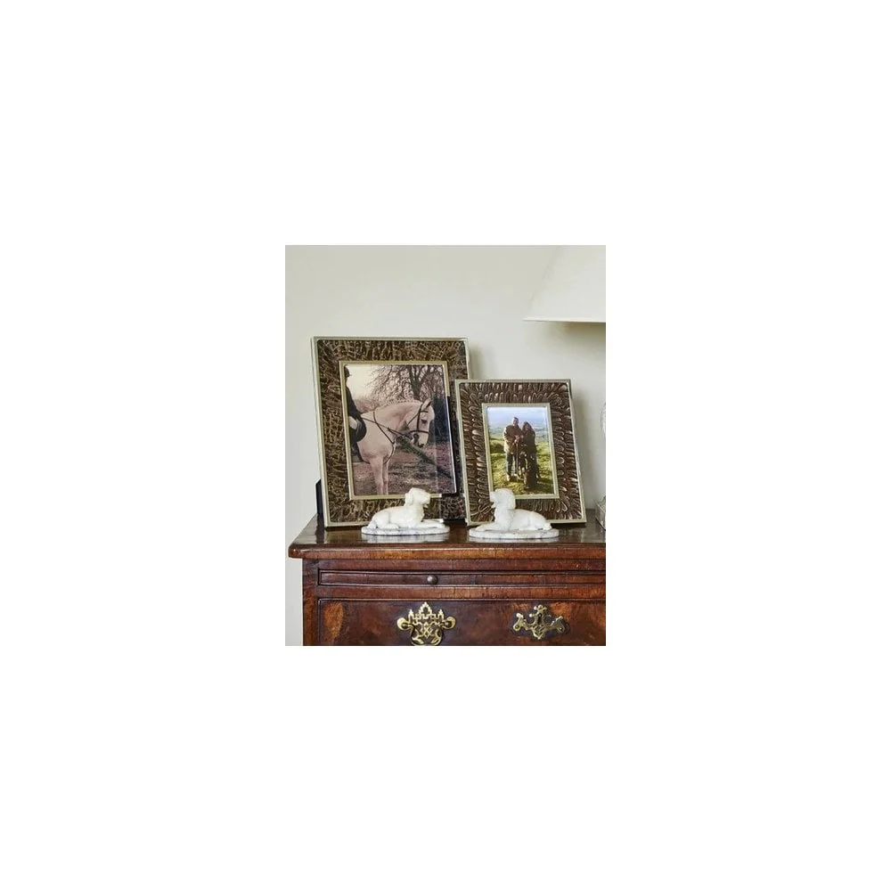 Hen Pheasant Feather & Glass Photo Frame 8x10" - Image 2