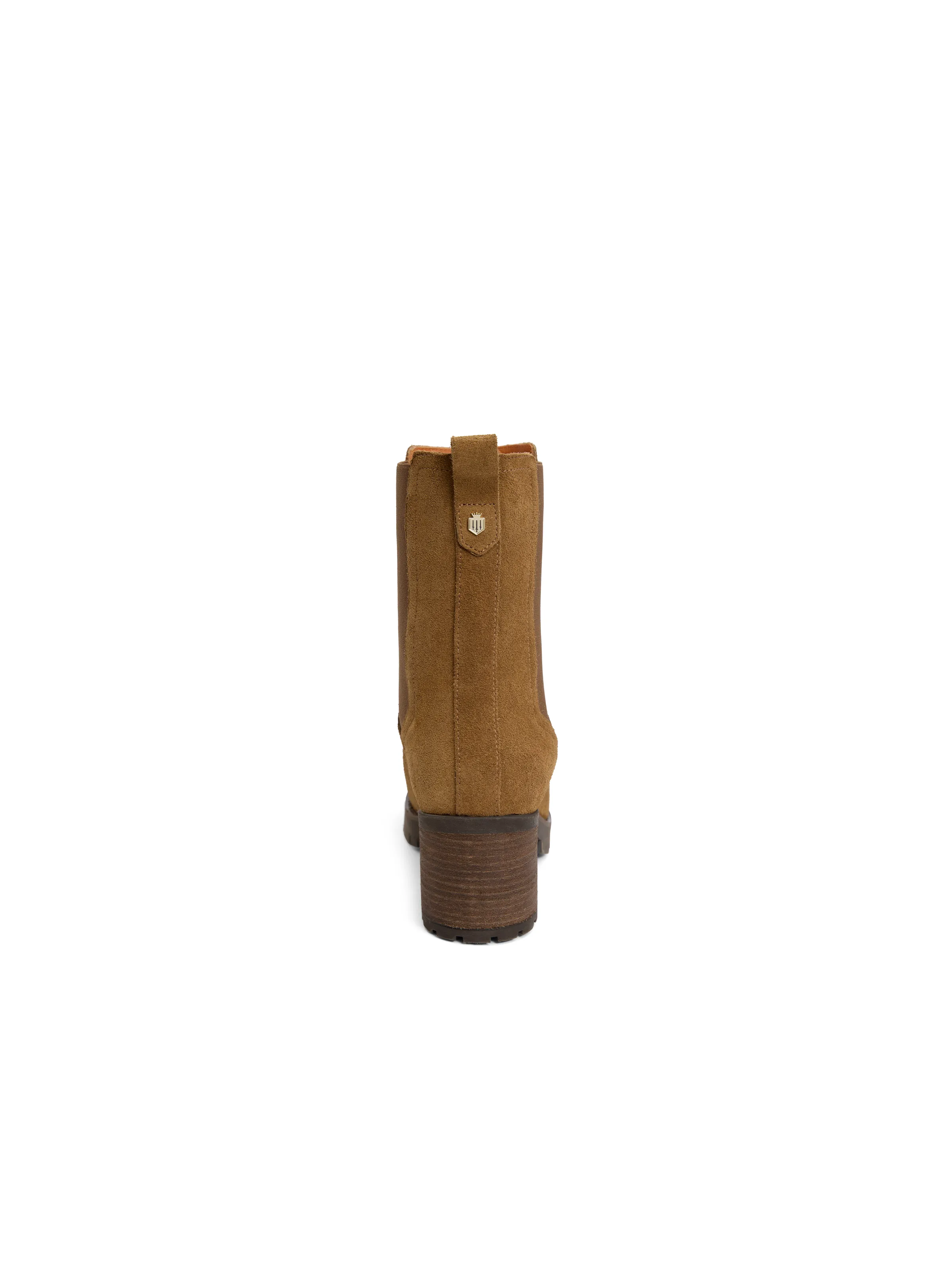 Boudica Suede Heeled Ankle Boot - Image 4