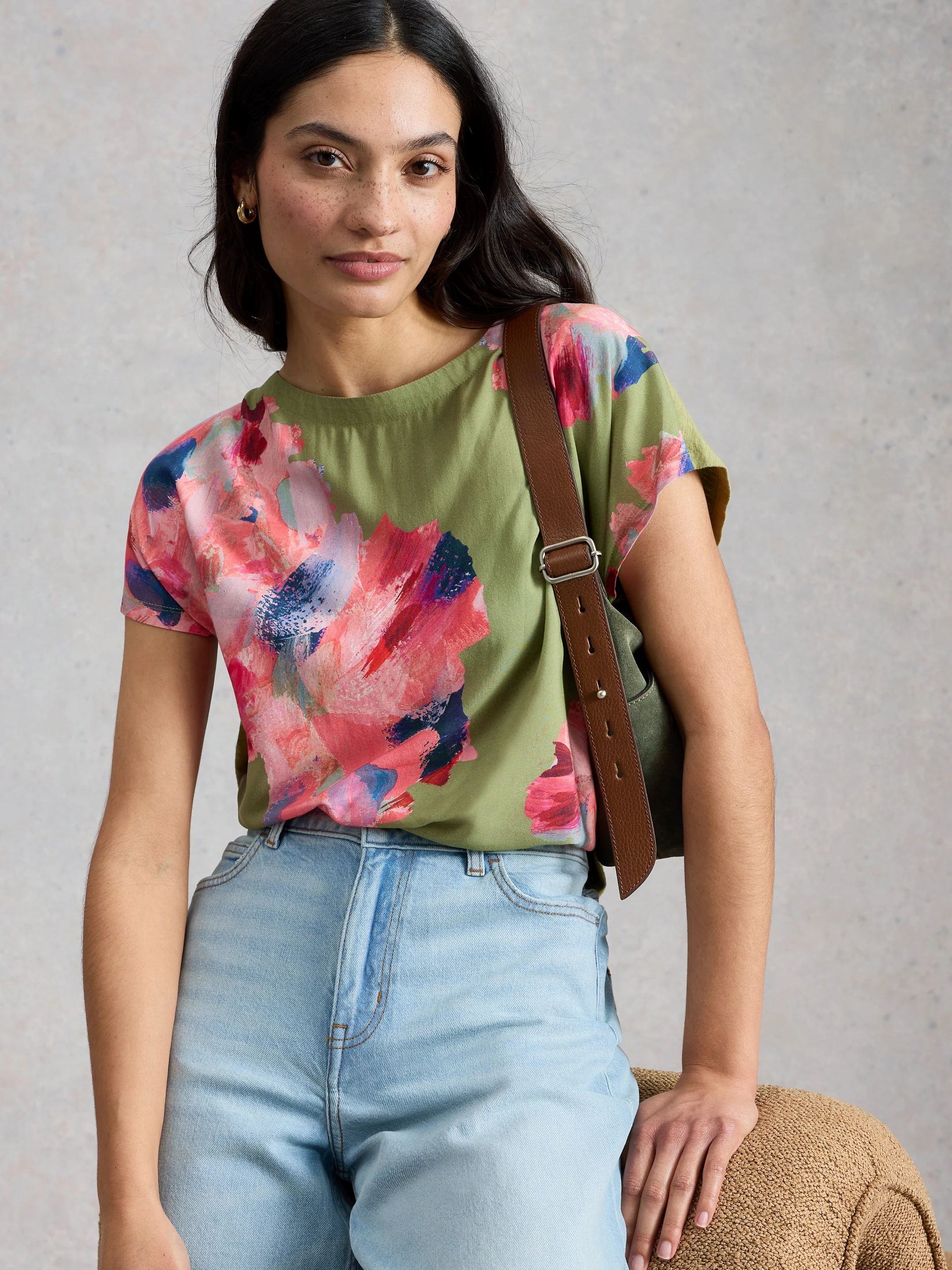 Woven Mix Tee - Image 2